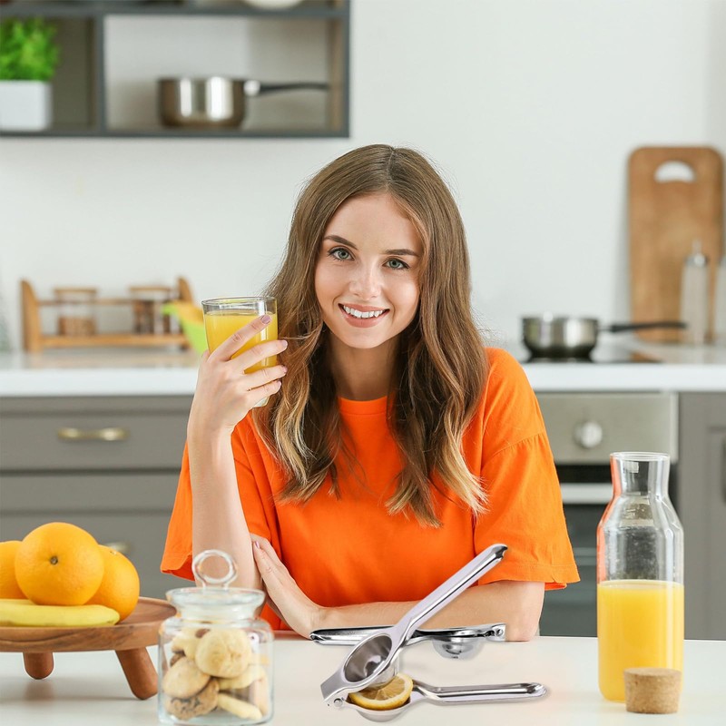 DERJDISF Manual Fruit Press - Premium GIO Juicer & Lemon