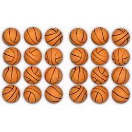 TigerTail Sports Recreational-Quality (1-Star, 40mm) Ping Pong Balls (Basketball, 24-Pack)