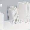 オーディオファン ブックエンド アクリル 透明 本立て おしゃれ 卓上 書類 ファイル 仕切り