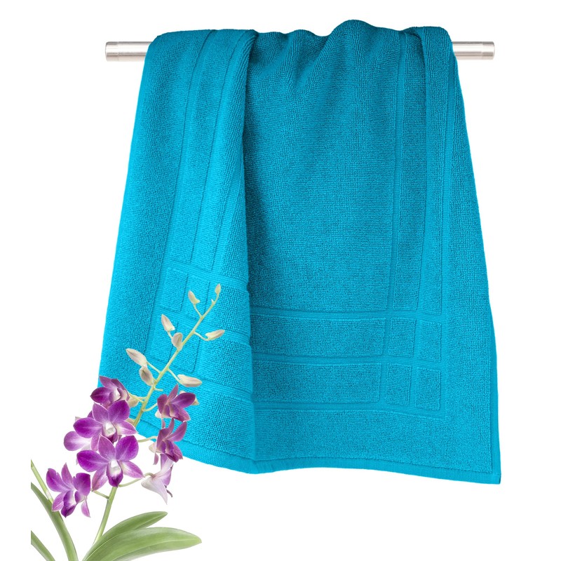 Lashuma Bathroom Mat 50 x 70 cm Aquamarine - Blue,