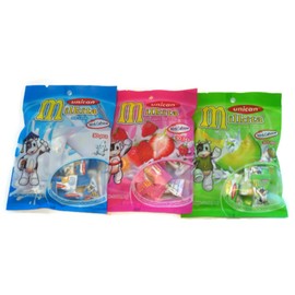 Unican Milkita Candy Variety Pack: Classic Milk, Strawberry, Melon Flavors