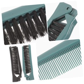 GLEAVI 2pcs Double Teeth Folding Comb Handheld Hair Brush Massage Head Brush Collapsible Pocket Brush Folding Comb for Women Pocket Hair Brush Kids Comb Massage Hair Comb Household Travel