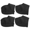 WOONEKY 2 Pairs Breathable Heel Covers Durable Heel Support Socks