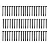 60pcs Fan Mounting Screw Radiator Water-Cooled Exhaust Fixing Black Long