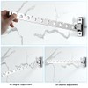 CJBIN Foldable Clothes Hooks, Pack of 2 Stainless Steel Clothes