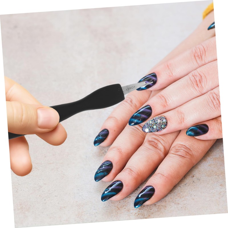 Ipetboom 6pcs Exfoliating Tools Set Cuticle Remover Nail Buffing Block