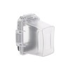 TayMac MM720C Bell 1-Gang Non-Metallic Weatherproof In-Use Deep Cover, Clear