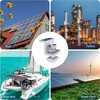 Mailfull Pack of 8 Solar Panel Brackets 30 mm PV