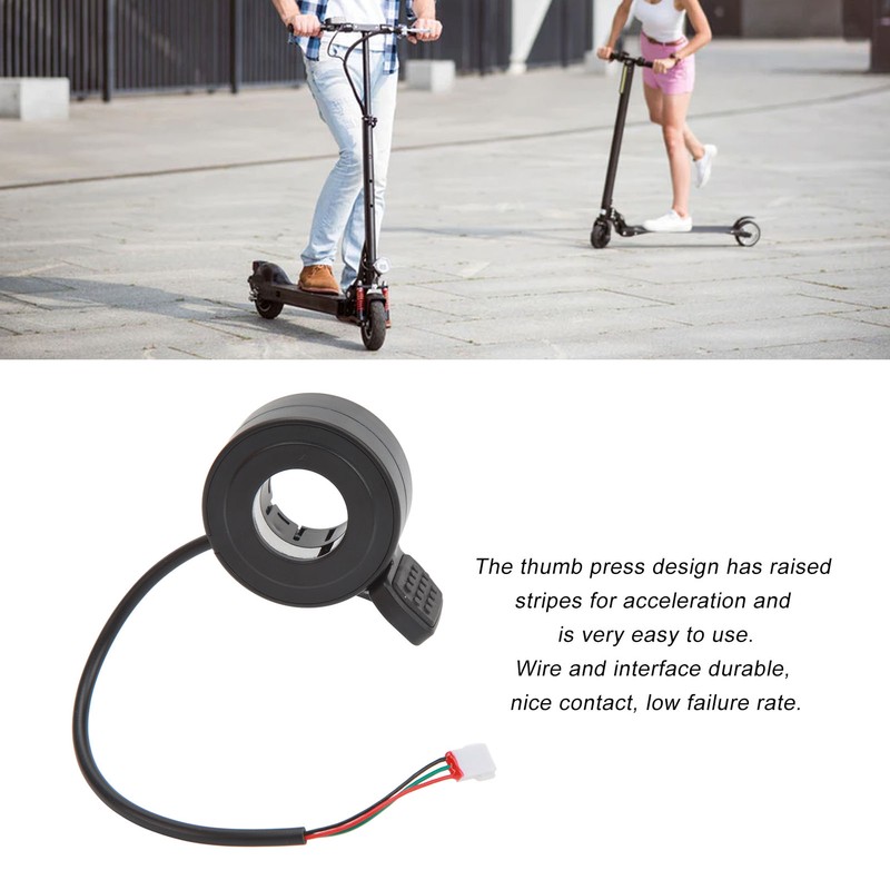 Electric Bicycle Thumb Throttle ABS Thumb Press Right Speed Shifter