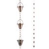 TZSSP Rain Chains Decorative Rain Chain Bell, 8-1/2 Length, Metal