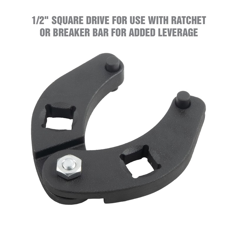 OEMTOOLS 27398 Adjustable Gland Nut Wrench, Fits Gland Nuts From