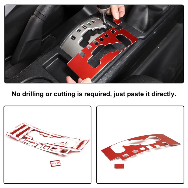 Central Control Gear Shift Panel Trim Cover Fit for Toyot@
