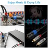 JOLGOO Cable de micrófono divisor de conexión dual RCA a