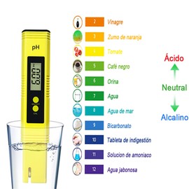 Medidor de Calidad del Agua 4 en 1 Set(PH&TDS&EC&TEMP), Medidor Digital de Agua de Alta Precisión para Medir la Calidad del Agua, para agua potable doméstica, piscinas y acuarios, etc.