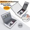 Book Safe with Combination Lock, Ohuhu Real Paper Diversion Book