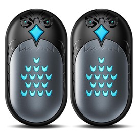 Hand Warmers Rechargeable, 2 Pack 6000mAh Electric Portable Heater, 20 Hrs Long Heating Hot Pockets Hand Warmer, Hunting Gear, Gifts for Women, Men, Raynauds, Camping, Golf, Outdoors (Gray Pro)