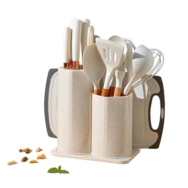 Cooking Utensils Set, Caliamary 19 PCS Silicone Kitchen Utensils Set