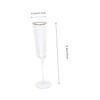 NOLITOY 2pcs Elegant Crystal Flutes for Wedding Toasting Unique Hammered