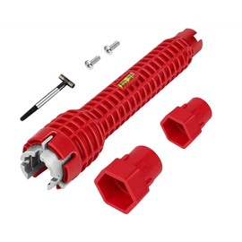 Vellichor Europe 8-in-1 Faucet Wrench Tool - Sink Installer | Anti-Slip | Plumbing Pipe Spanner | Premium Material | Durable | Easy to Use | Wide Applications | Complete Kit