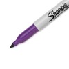 Permanent Markers, Fine Point, Purple, 12-Pack