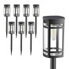 EXCMARK Solar Lights Outdoor Waterproof for Garden Pathway Walkway Driveway
