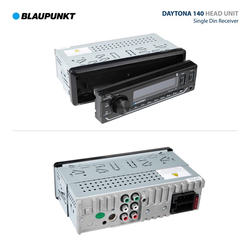 BLAUPUNKT Blaupunkt Daytona 140 Single-DIN Bluetooth Car Stereo Receiver -
