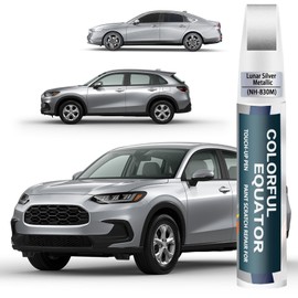 Lunar Silver Metallic(NH-830M) Touch Up Paint Compatible with Honda, Car Paint Pen Scratch Repair Two-In-One Touch Up Paint, Premium Car Scratch Remover for Deep Scratches