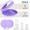 2Pack Retainer Case with Mirror, Compatible with Invisalign, Orthodontic Aligner