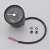 Daytona 15630 Motorcycle Mechanical Tachometer, Black Body/Black Panel/White LED, φ2.4