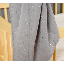 YellowNest House Bed Canopy (Pack of 2) - 100% Cotton - Bed Canopy House Bed Made of Muslin (Pack of 2) - Canopy Bed Curtains for Bed 70 x 140 cm (Grey, 62 x 270 cm (Set of 2))