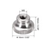 sourcing map Knurled Thumb Nuts, 6Pcs M5x0.8mm 304 Stainless Steel
