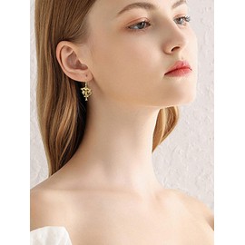 TANGPOET Eye of Horus with Ankh Cross Earrings for Women 925 Sterling Silver Hypoallergenic Dangle Drop Earrings Egyptian Protection Jewelry Valentines Mothers Day Christmas Gift for Her, Sterling