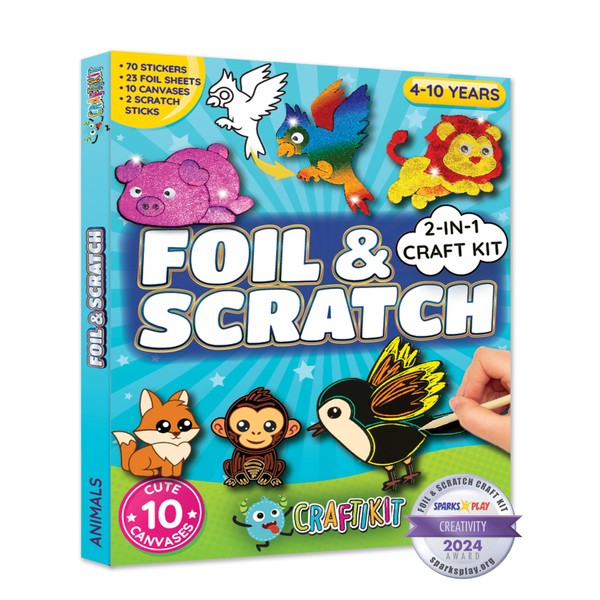 Craftikit Craftikit ? Award-Winning Foil Art & Rainbow Scratch Art