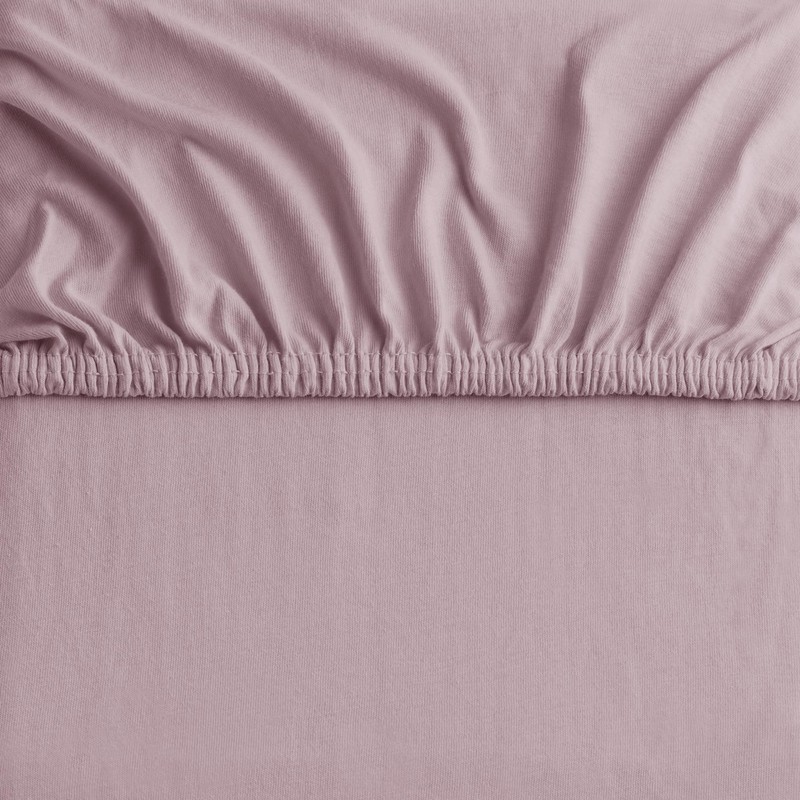 DecoKing Fitted Sheet Single 100% Combed Cotton Soft Jersey Bed