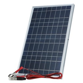 Lixada - Juego de paneles solares portátiles de 30 W, IP65 resistente al agua con clip de cocodrilo, panel solar para el hogar, campamento al aire libre, viajes