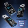 xiwai 3 Pieces/Lot Type C Adapter with Smart LED Digital