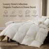 BPC Organic Feather Down Comforter Oversized King, Fluffy Duvet Insert