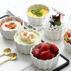 Ceramic Ramekins 6 oz - Creme Brulee,Souffle Porcelain Ramekins oven-safe,Pudding