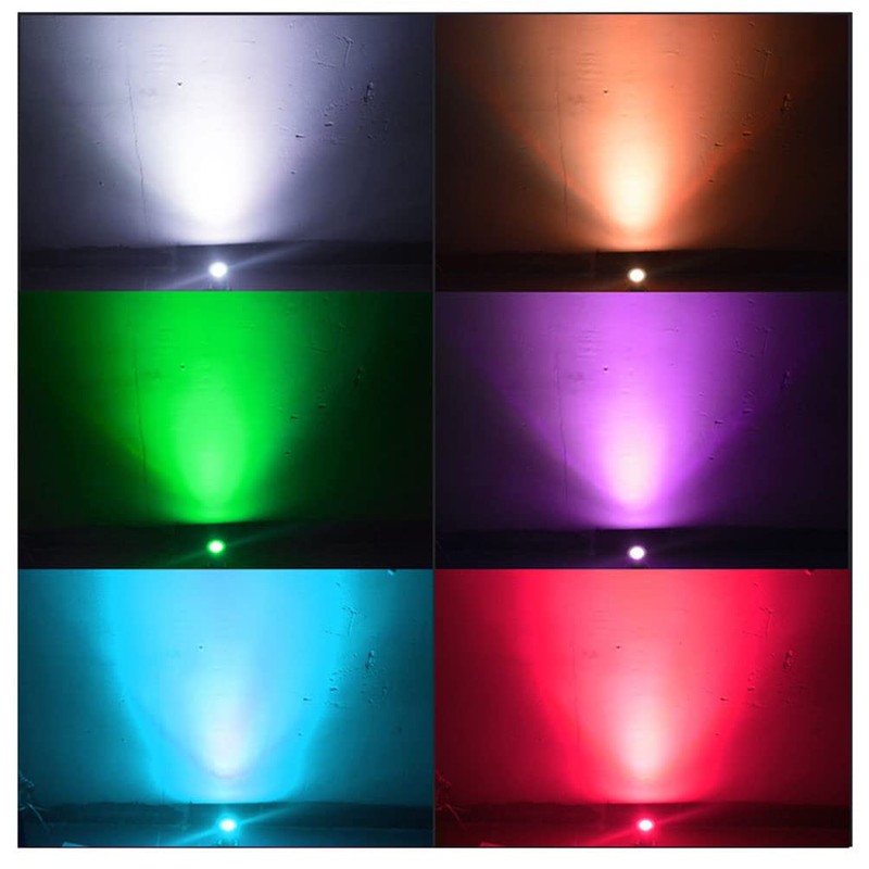 Edearkar 3W RGBW LED Bulbs (4 - Pack) RGB Color