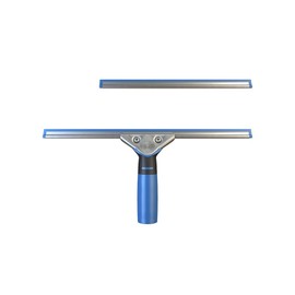 Professional Squeegee - Premium Quality Silicone Rubber Blades with Ergonomic Handle for Streak-Free Cleaning - Perfect for Windows, Shower Doors, and Railings