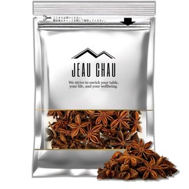 JEAU CHAU Star Anise Hole 1.8 oz (50 g) (Vietnamese Star Anise), Selected Product, Star Anise Whole (Spices, Spices), Additive-Free