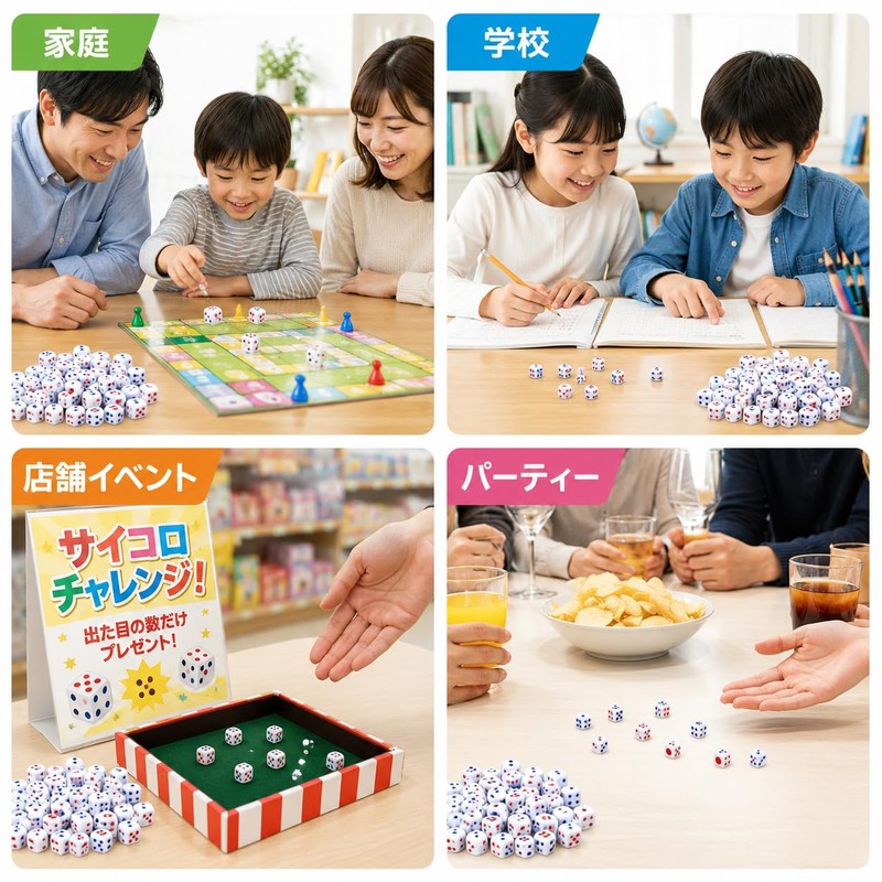 Nexxxly Dice Game Event Party Favors Planning Challenge 6-Sided 12mm