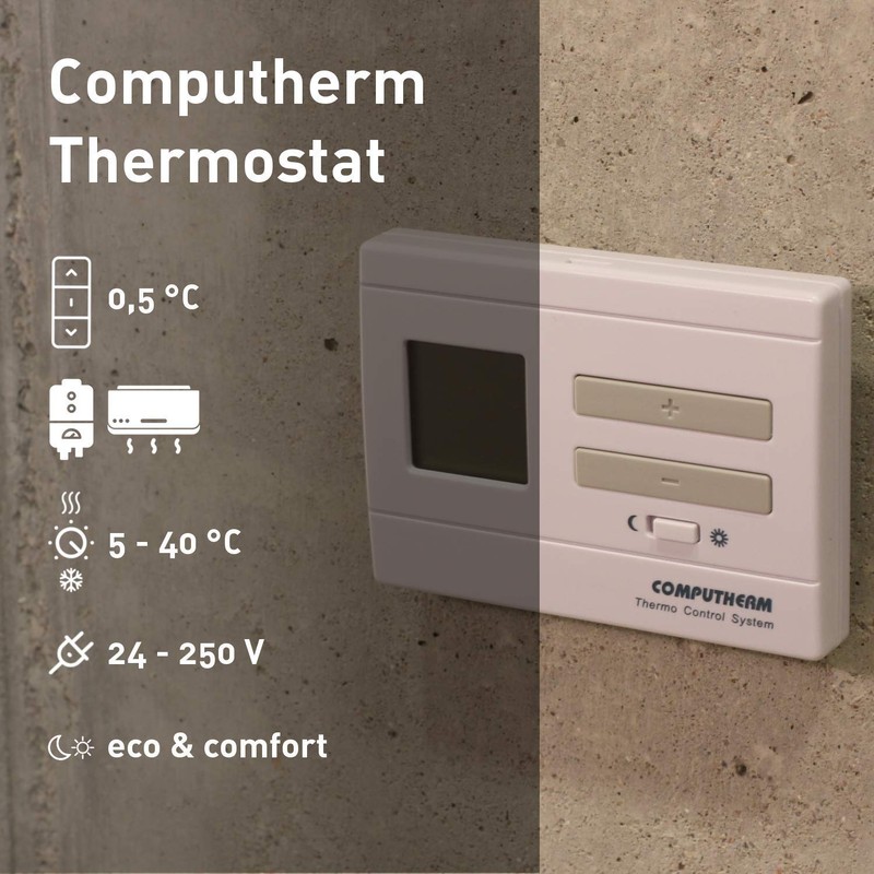 COMPUTHERM Q3 Digital Room Thermostat Home Climate Control, Temperature Thermometer,