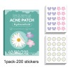 40/80/100/200pcs Pe Acne Patch Skincare Cute Design