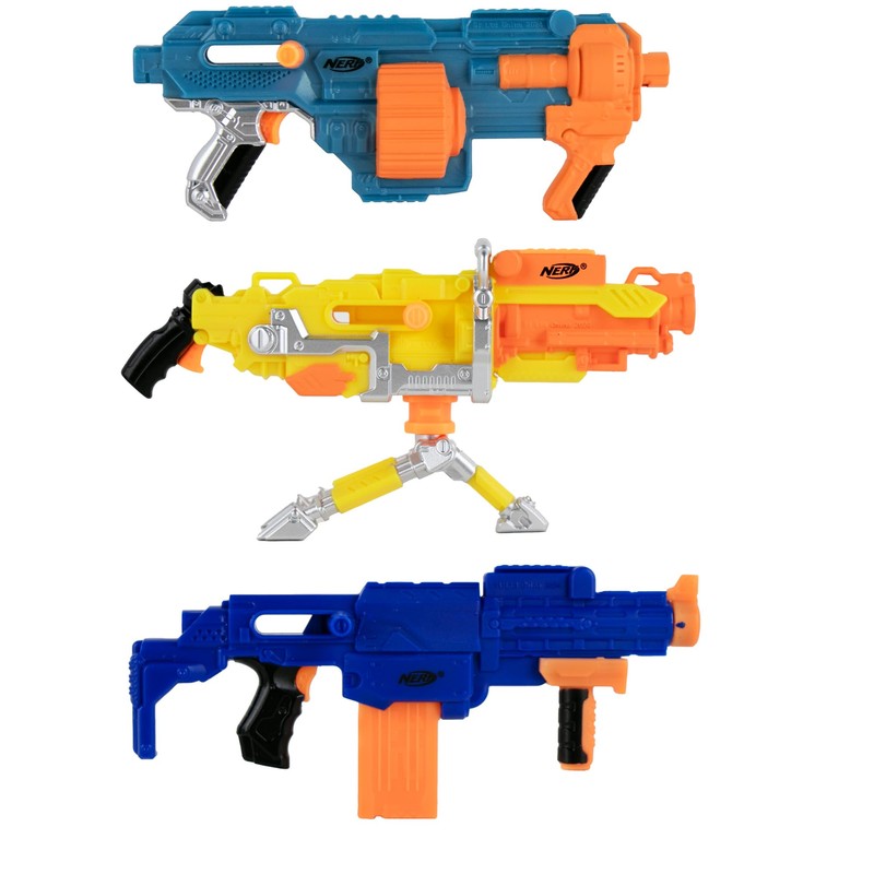 World's Smallest Nerf N-Strike Elite 2.0 Blasters Series 2 Bundle