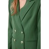 Trendyol Women Plus Size Regular fit Double-Breasted Lapel Collar Woven