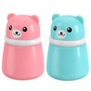 Baby Powder Puff and Container 2pcs, Cartoon Bear Body Talcum