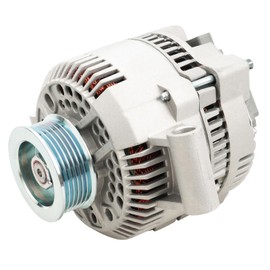 Torchbeam 7750N-6G1 Alternator Compatible with Ranger 96-97 3.0L 4.0L Ranger 98-00 2.5L 3.0L 4.0L Ranger 02-05 3.0L F-150 97-02 4.2L, 95Amp 12V CW 6-Pulley Groove High Output Alternators