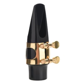 Dilwe Alto Saxophone Mouthpiece Professional Black Mouthpiece for Saxophone Jazz Musical Instrument