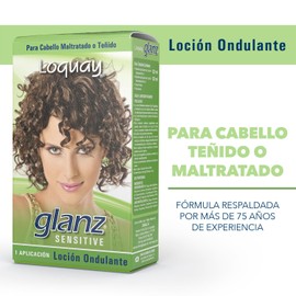 Ondulante Permanente Cabello Teñido Glanz Sensitive Loquay